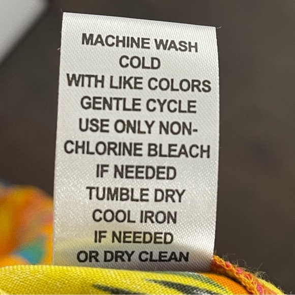 Zoey & Leelo Orange Tropical Maxi Dress Size Small Floral Empire Waist Summer - Picture 5 of 5